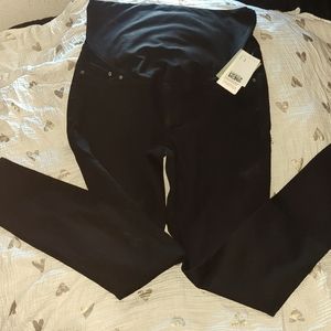 Maternity skinny jeans- BLACK